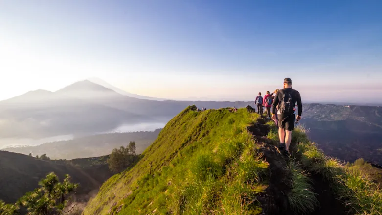 Volcano sunrise trekking in Mount Batur